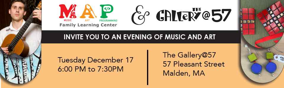 MAP and Gallery@57 | Evening of Music and Art