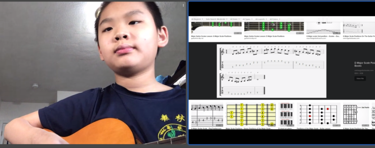 MAP student Jaedon during lesson